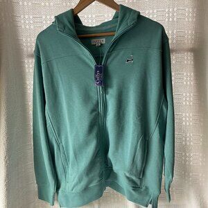 NWT Cuffy's of Cape Cod Women's 2XL Full Zip Hooded Sweatshirt w/ Zip Pockets